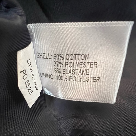 Eloquii Navy Double Breasted Blazer - Picture 6 of 8